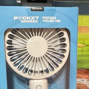 Pocket Breeze Portable Cooling Fan by Premier - White